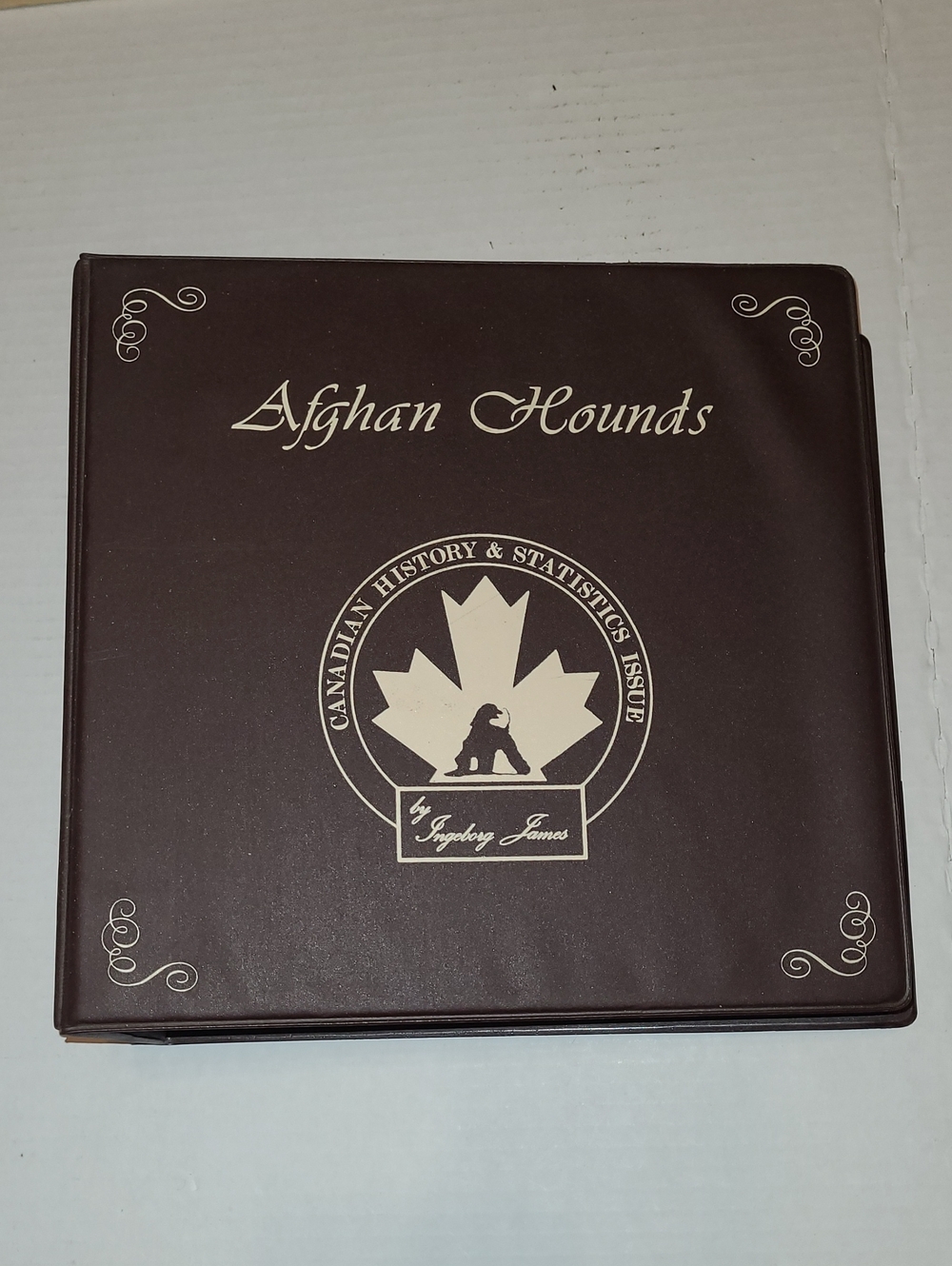 Afghan Hounds: Canadian History & Statistics Issue by Ingeborg James
